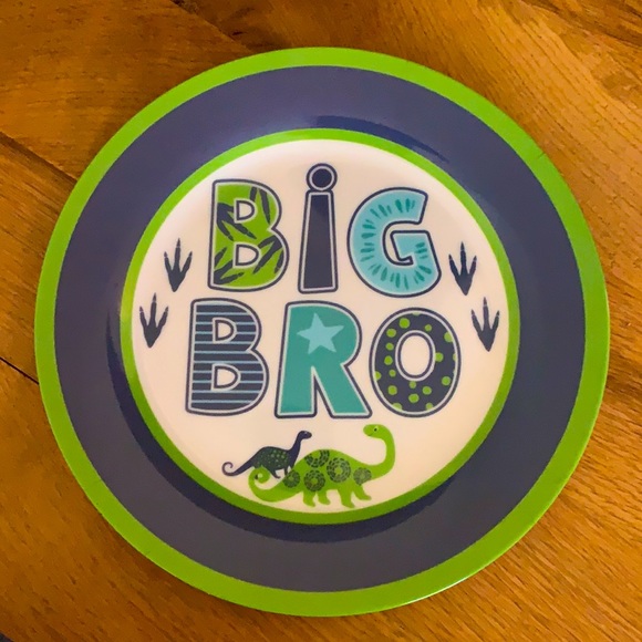 “Big Bro” Melamine Plate - Picture 1 of 3